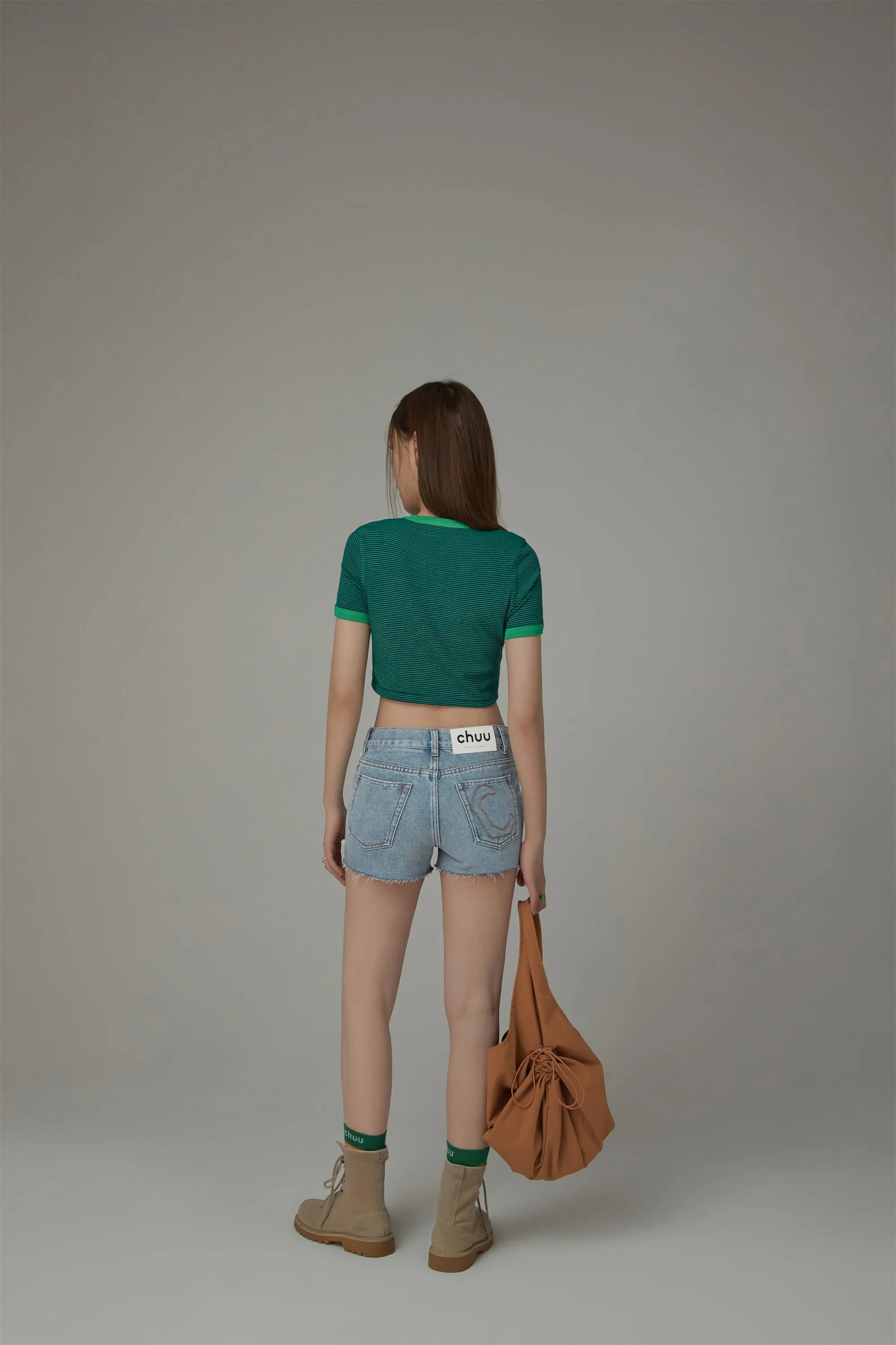 Star Stripe Cropped T-Shirt