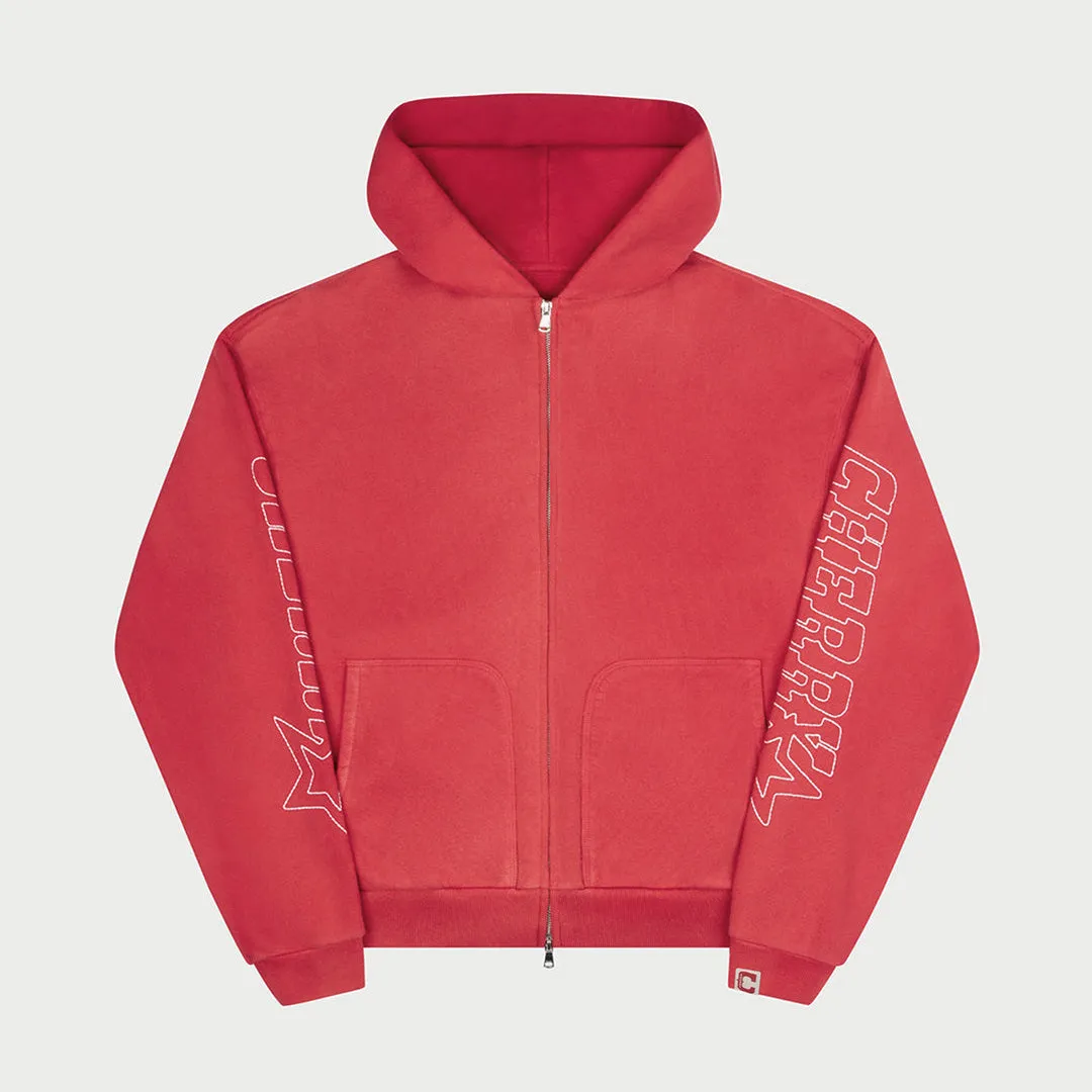 Star Zip Up Hoodie