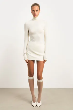Clean Cut Micro Skirt - Cream Machine wash safe Ventilated Panels