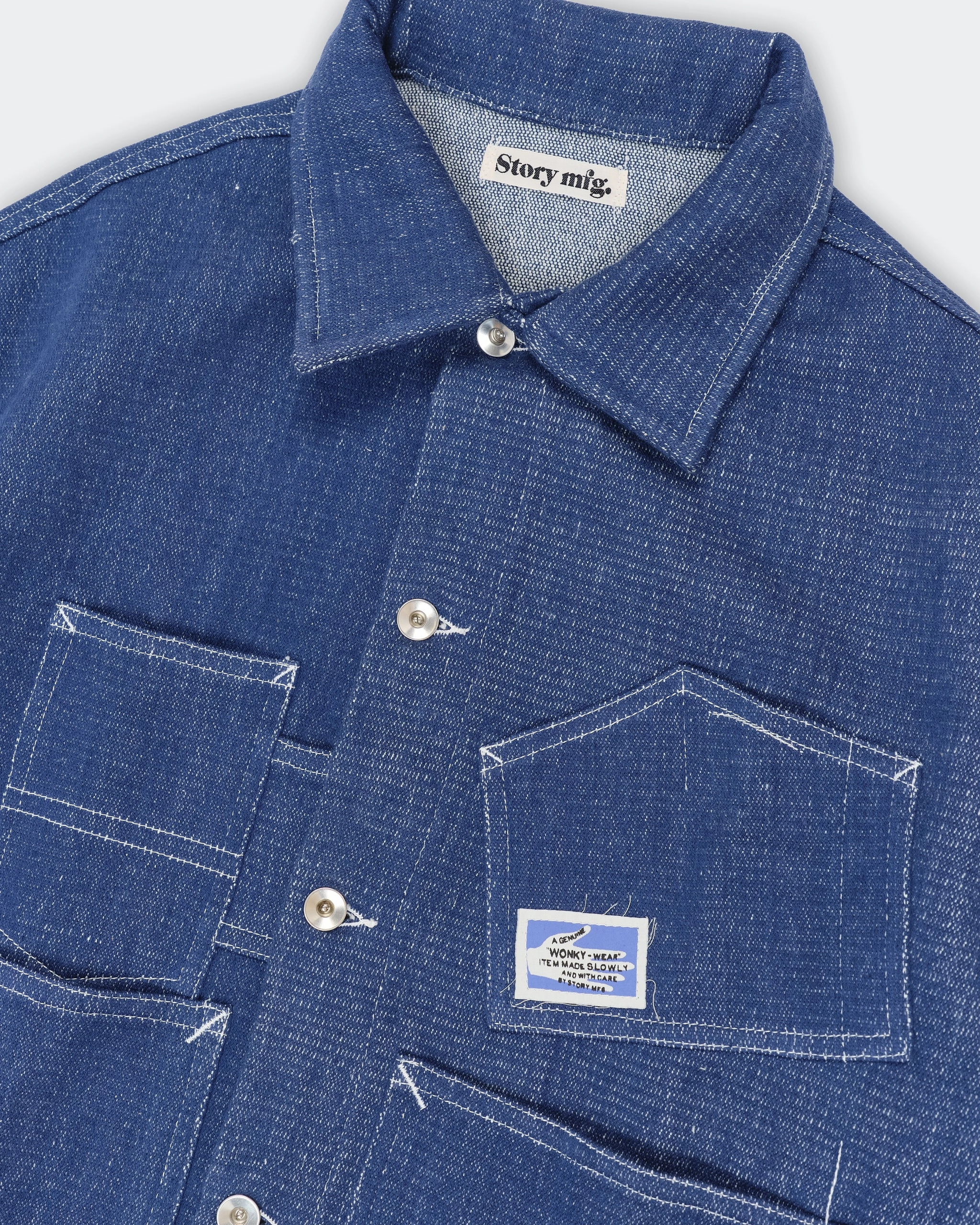 Street Casual Always Fits Well Station Jacket - Handloom Selvedge Denim