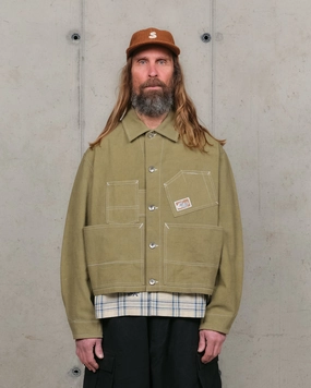 Station Jacket - Olive Wonky-Wear Spring Mood Slim Fashion Comfort