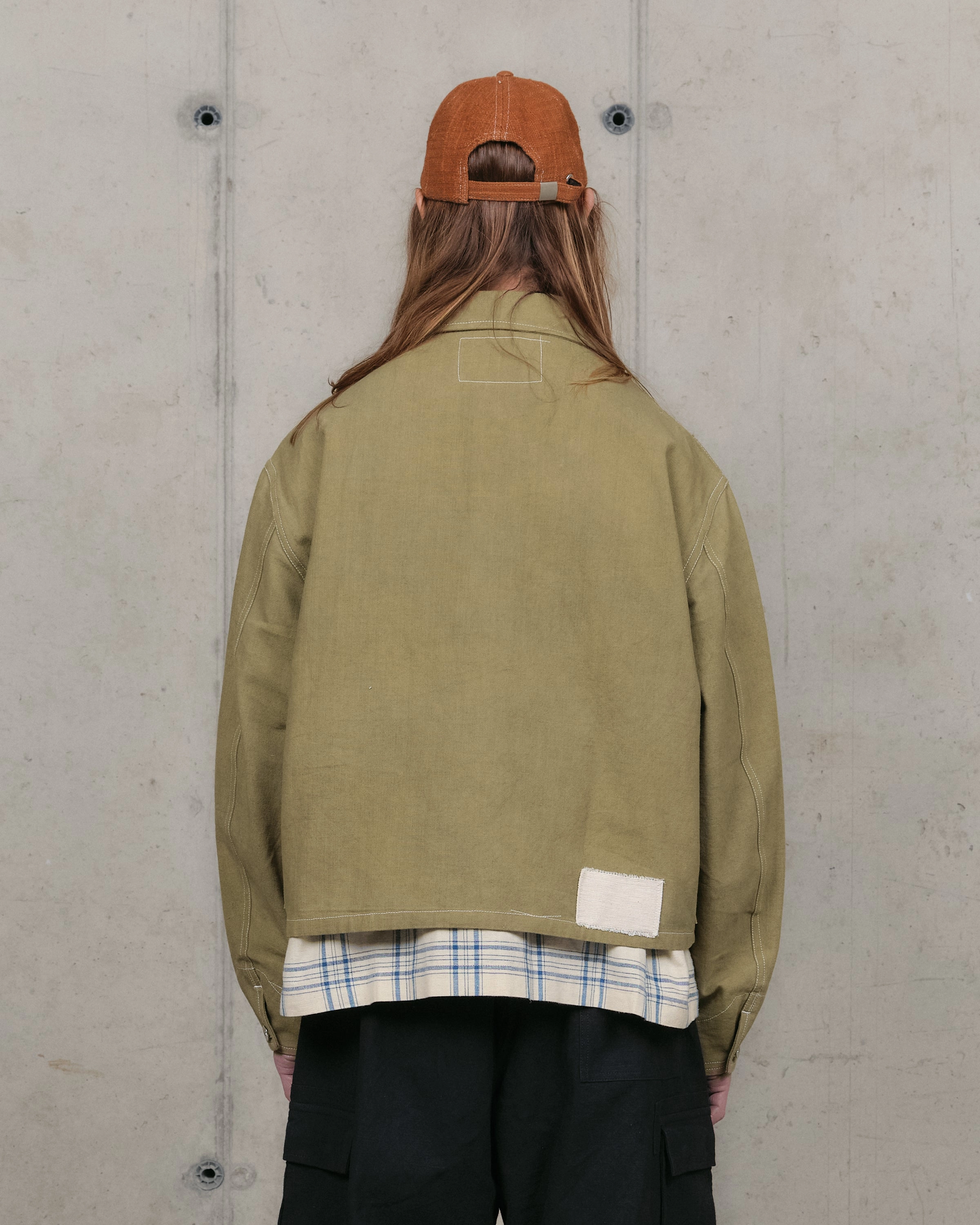 Weekend Warrior Adult Fashion Gym Ready Basic Layers Station Jacket - Olive Wonky-Wear