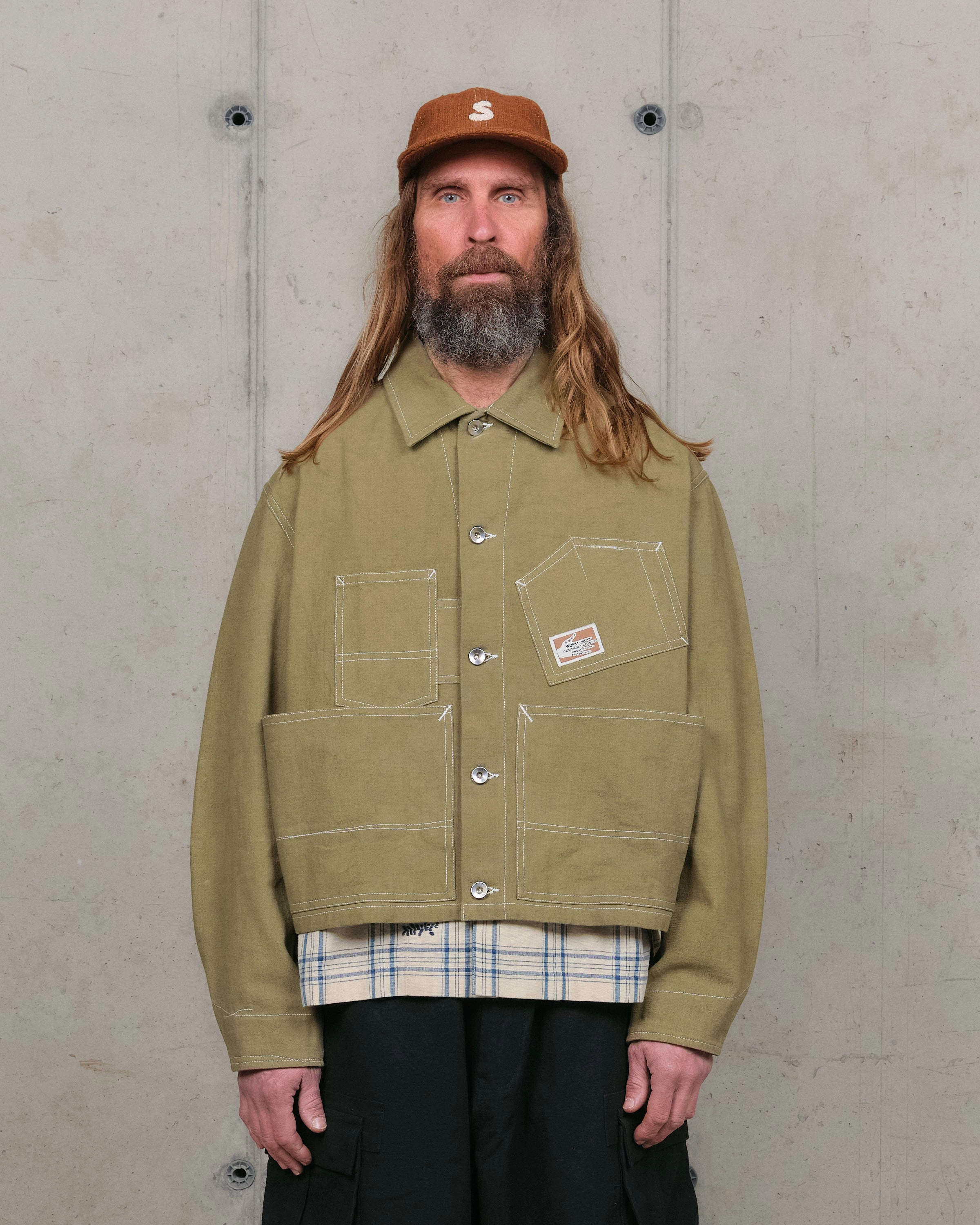 Station Jacket - Olive Wonky-Wear Spring Mood Slim Fashion Comfort