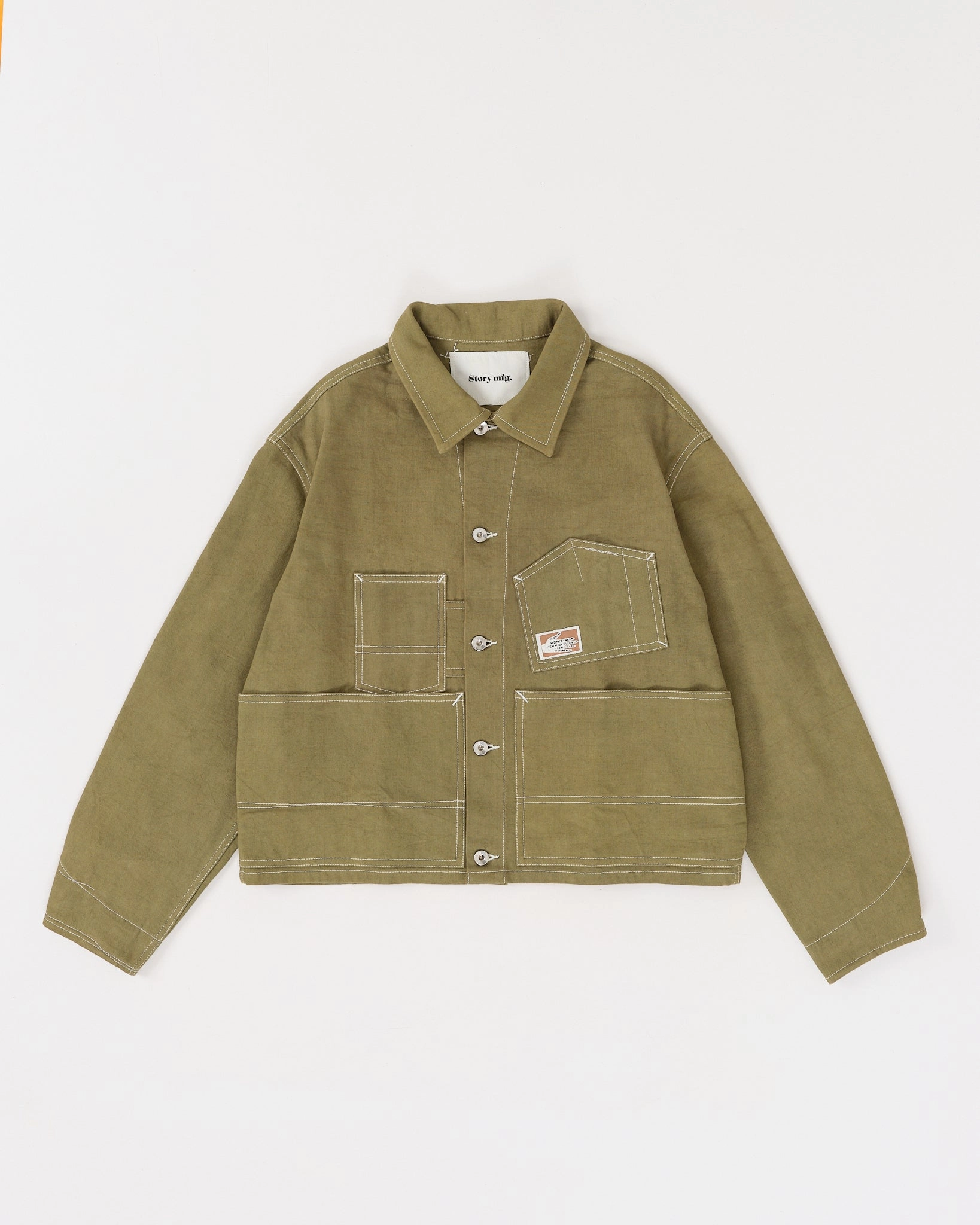 Station Jacket - Olive Wonky-Wear Cool Essentials