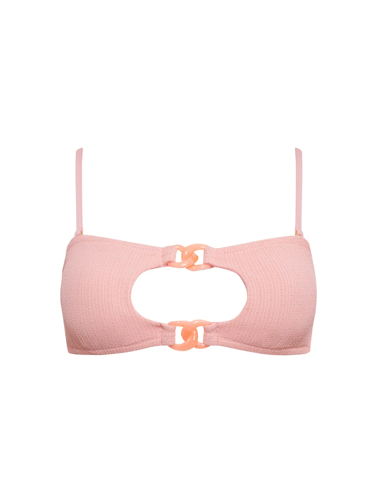 AntiPillTreatment Stay Connected Bandeau Bikini Top Cherry Blossom