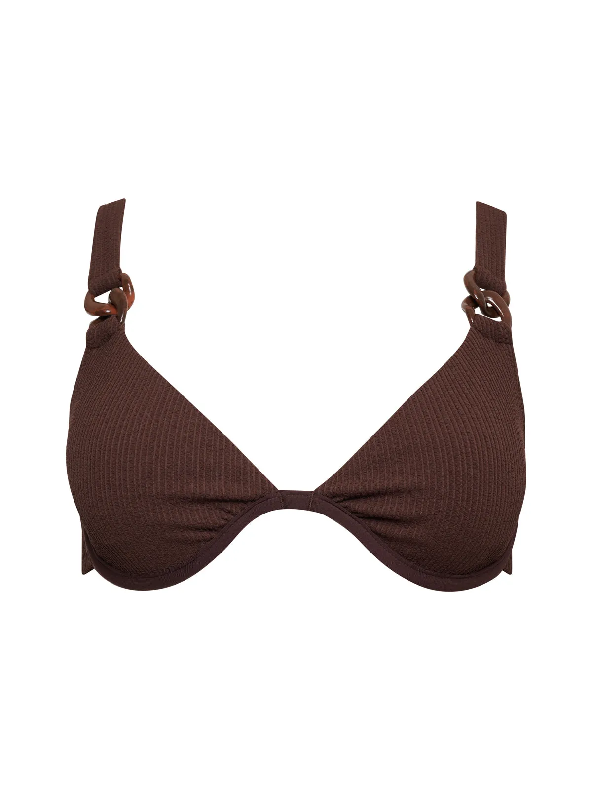 Stay Connected Underwire Bra Espresso AdjustableCuffs