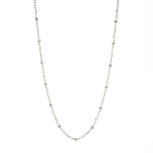 Sterling Silver Satellite Chain w/ 2mm beads