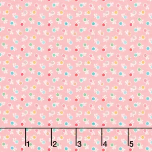 Stitch - Ditsy Coral Yardage