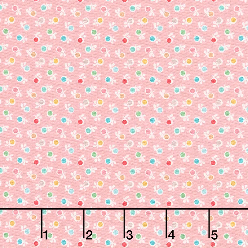 Stitch - Ditsy Coral Yardage