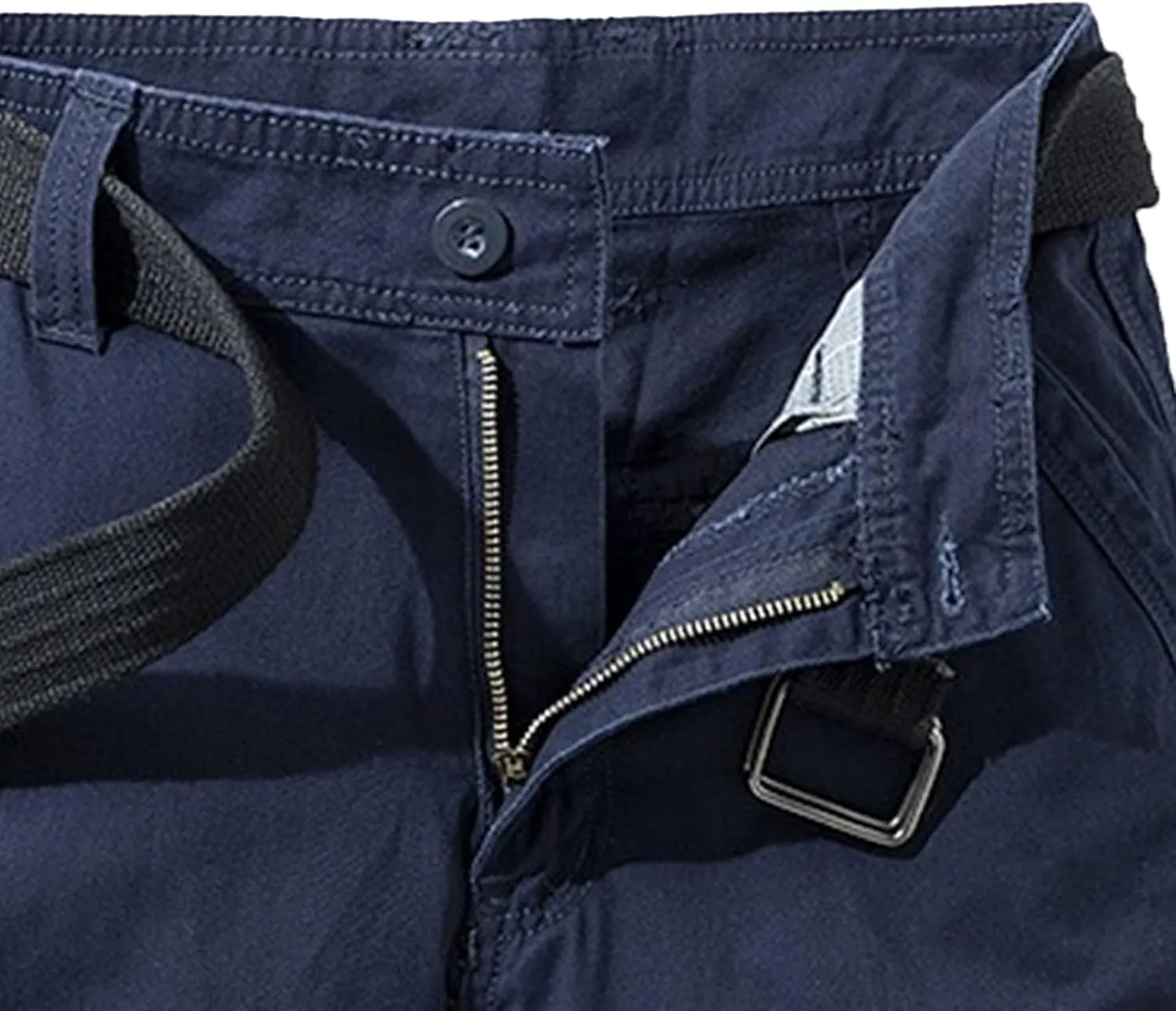 Straight Comfort Flex Waist Short Relaxed Fit Below Knee Pants Relaxed Fit Half Work Shorts Big and Tall