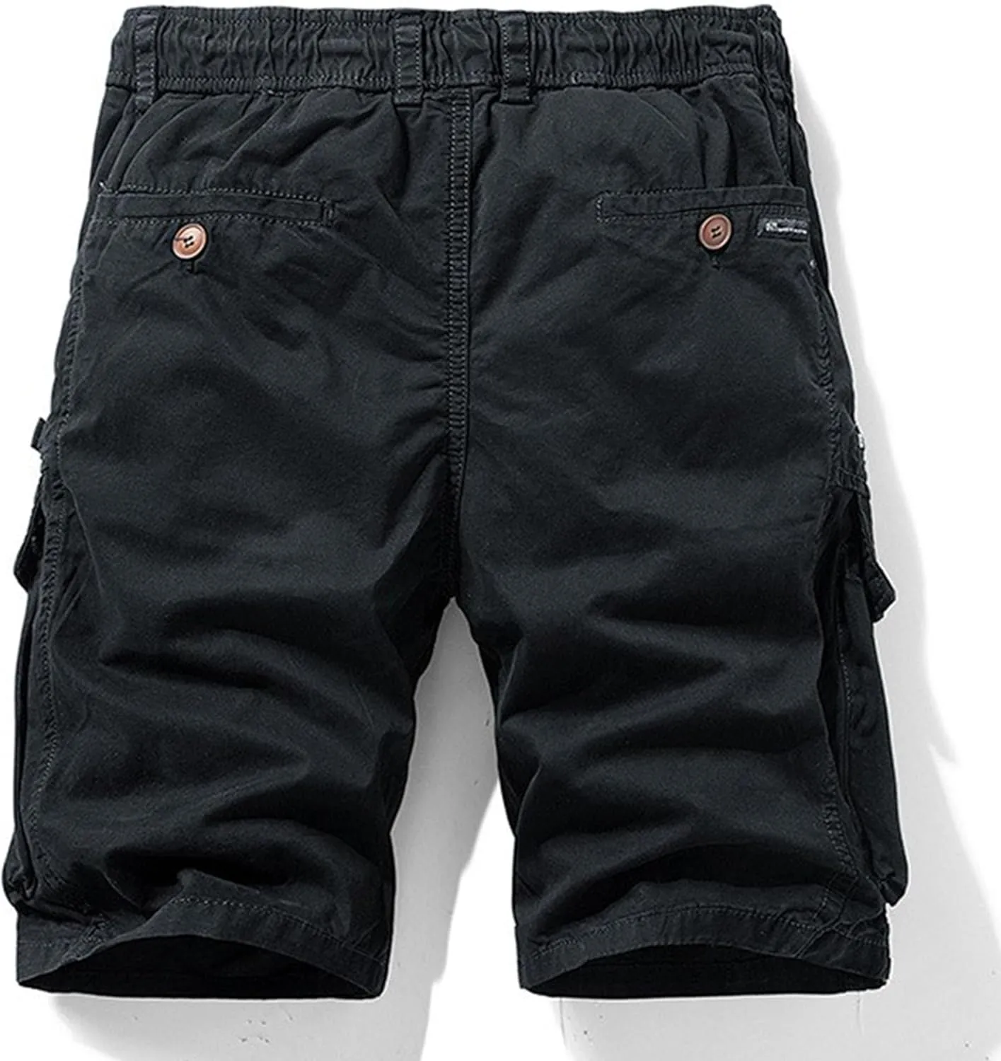 Straight Comfort Flex Waist Short Relaxed Fit Below Knee Pants Relaxed Fit Half Work Shorts Big and Tall