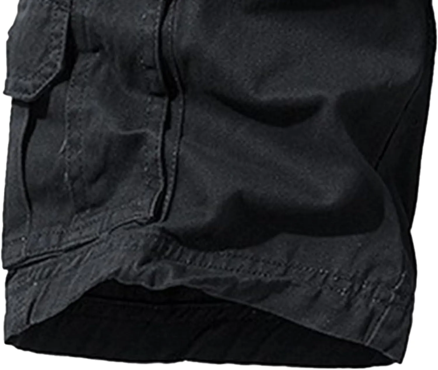 Straight Comfort Flex Waist Short Relaxed Fit Below Knee Pants Relaxed Fit Half Work Shorts Big and Tall