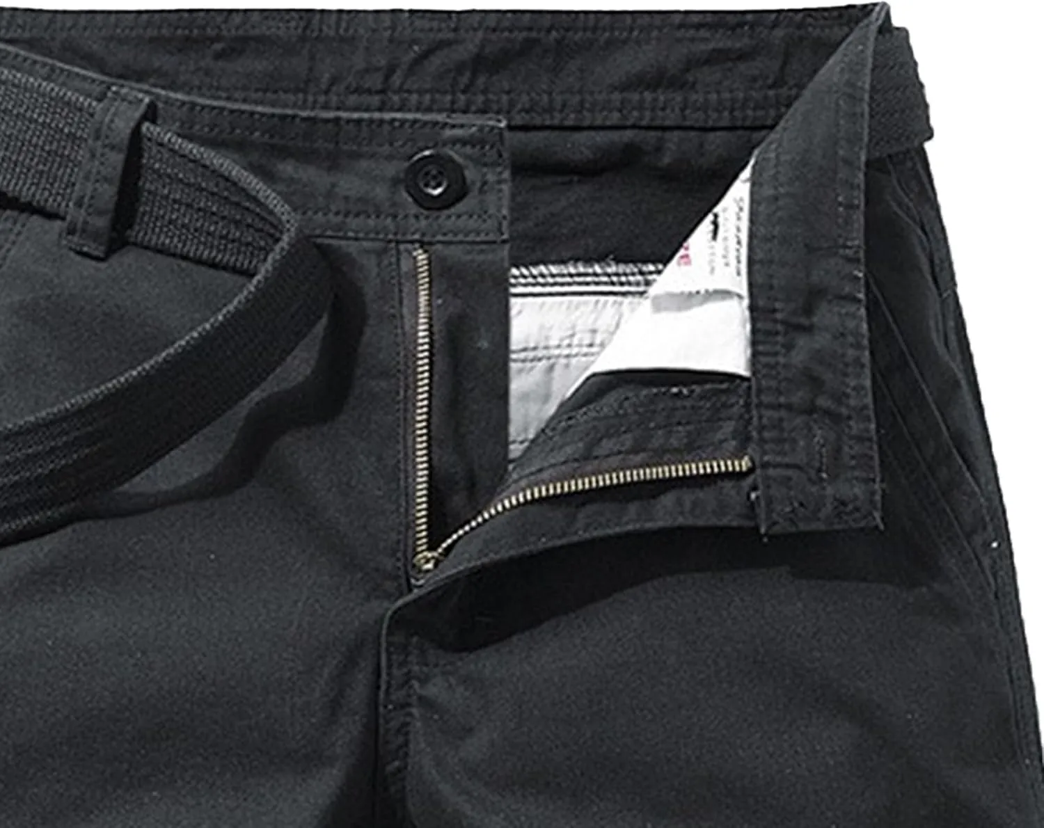 Straight Comfort Flex Waist Short Relaxed Fit Below Knee Pants Relaxed Fit Half Work Shorts Big and Tall