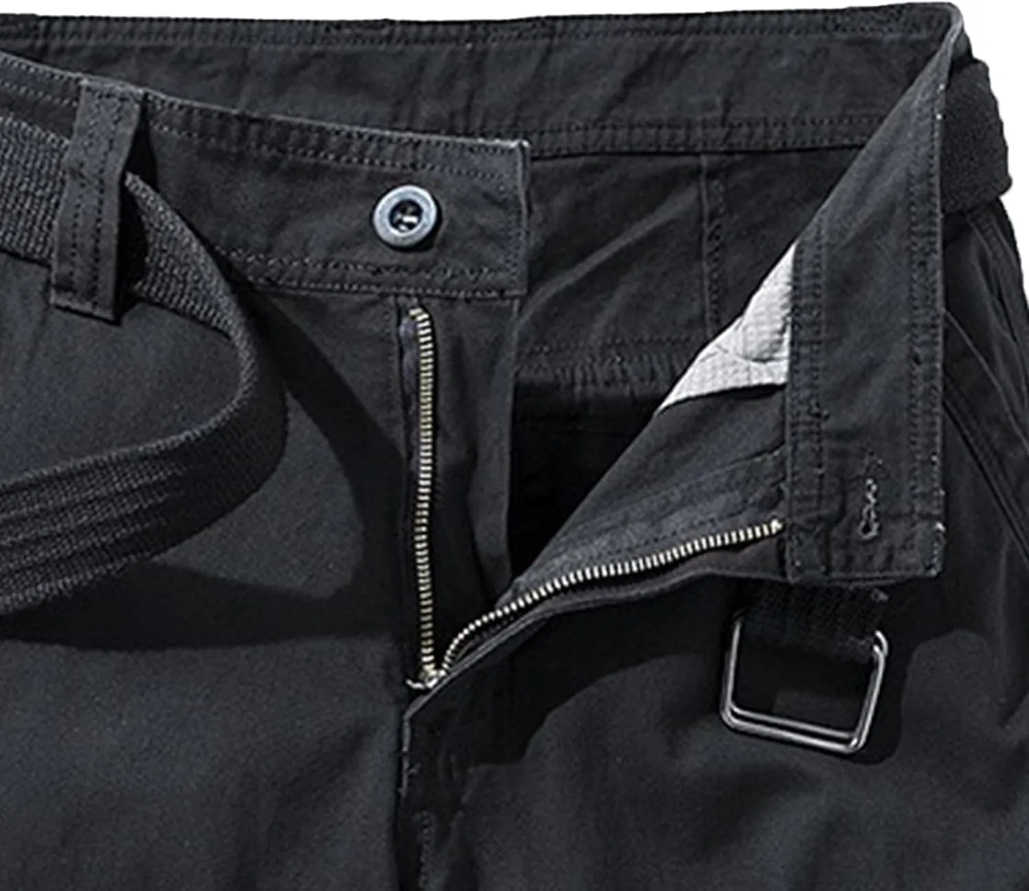Straight Comfort Flex Waist Short Relaxed Fit Below Knee Pants Relaxed Fit Half Work Shorts Big and Tall