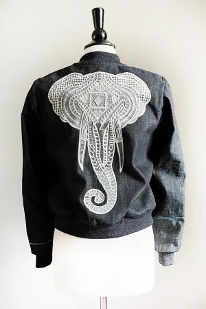 Strangelove Bomber Jacket - Japanese Denim Elephant