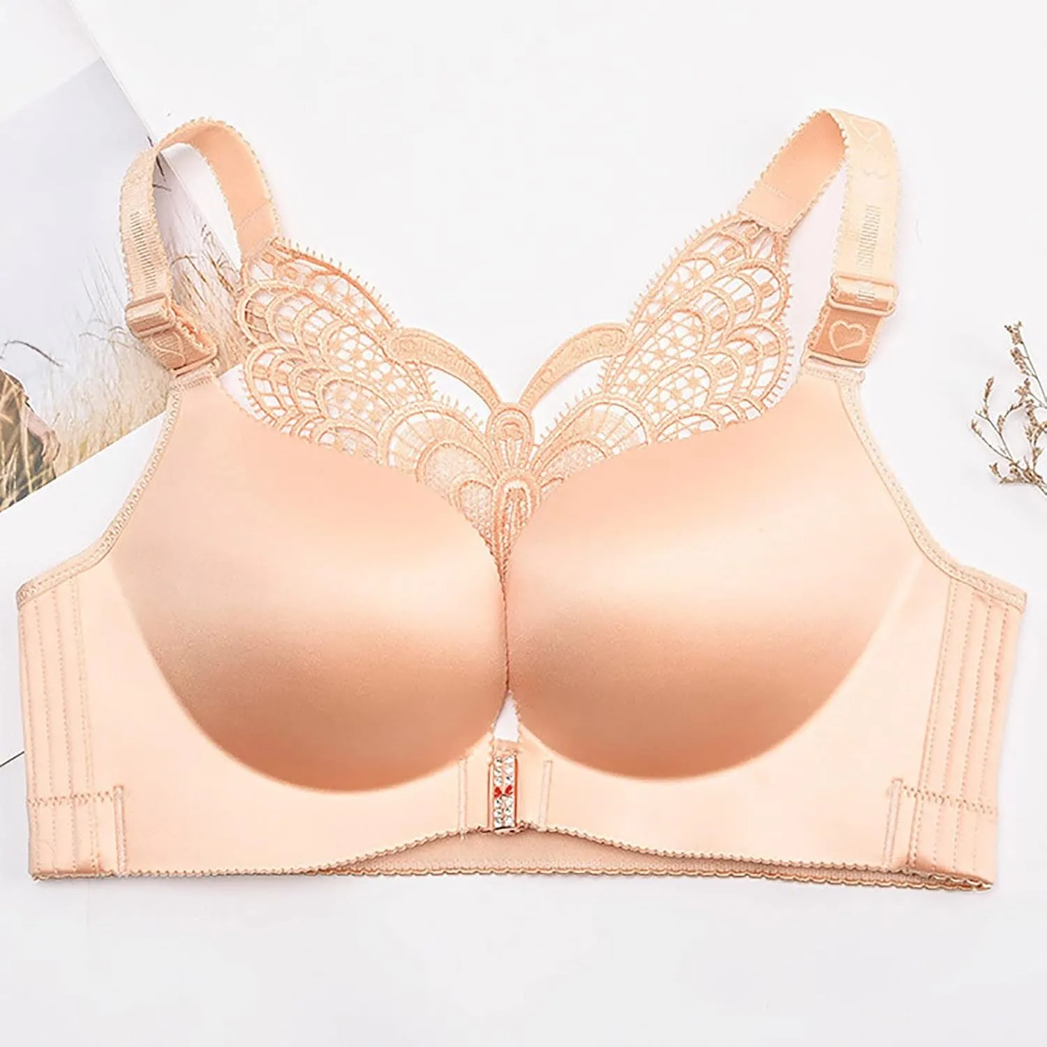 Strapless Bra Push Up Front Closure Backless Strapless Bra Butterfly Backless Seamless Bra Push Up Bra Strapless