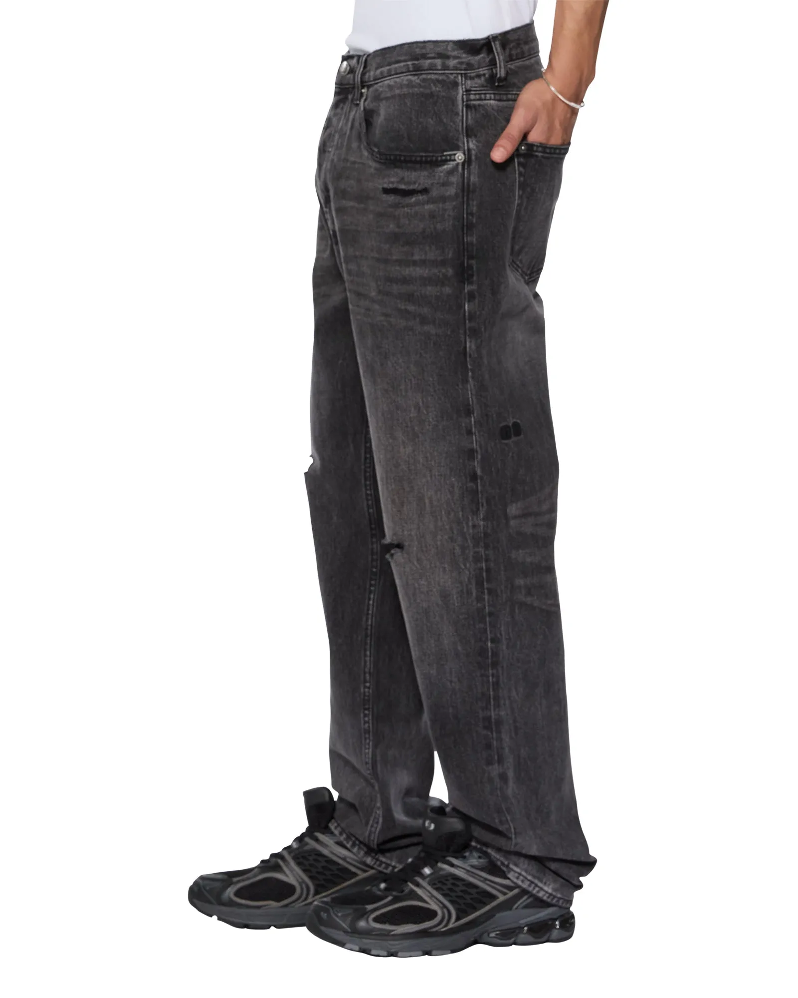 ANTI K SELVEDGE REPLIKA BLACK Fresh casual Contemporary Style