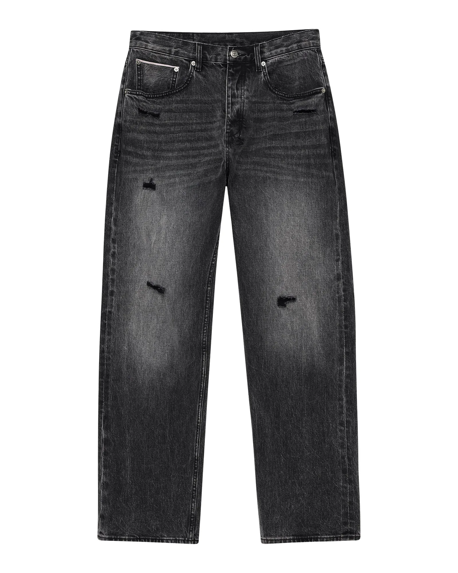 ANTI K SELVEDGE REPLIKA BLACK Reliable Outfit Relaxed Fit Waist