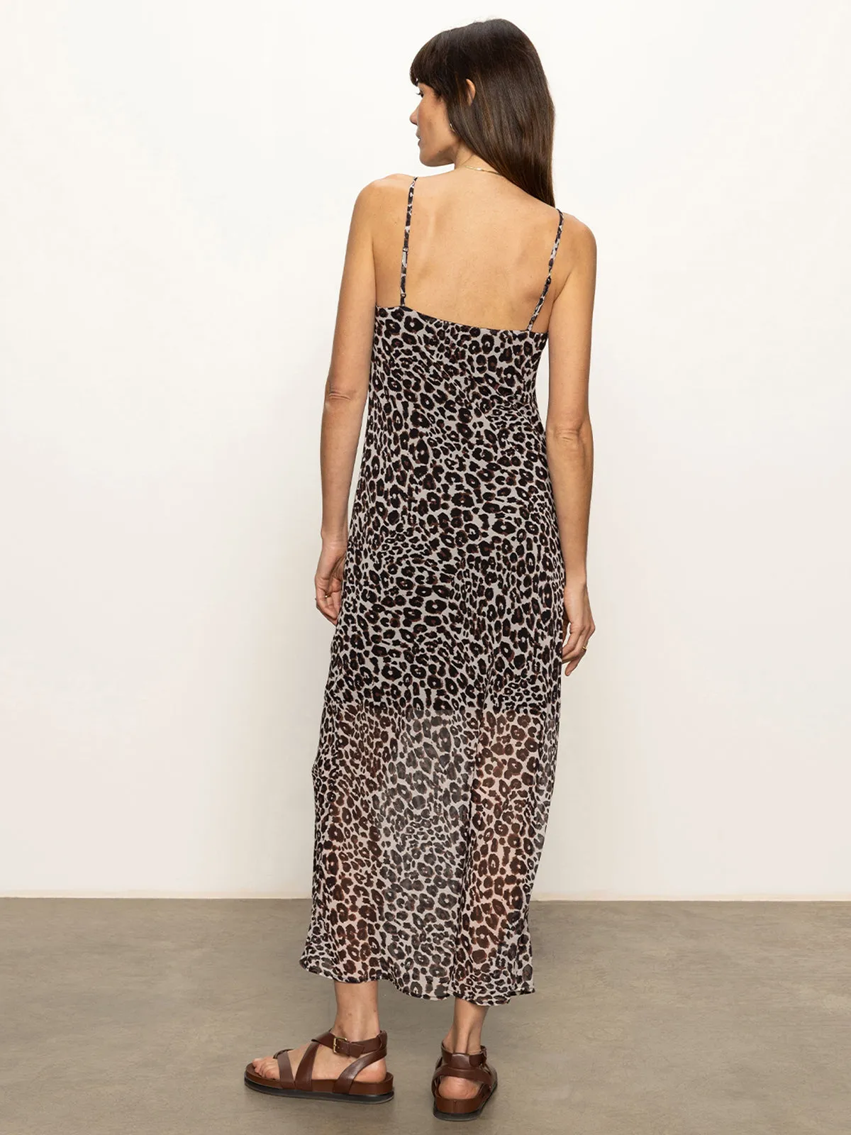 Structured Fit Effortless Slip Dress Meow