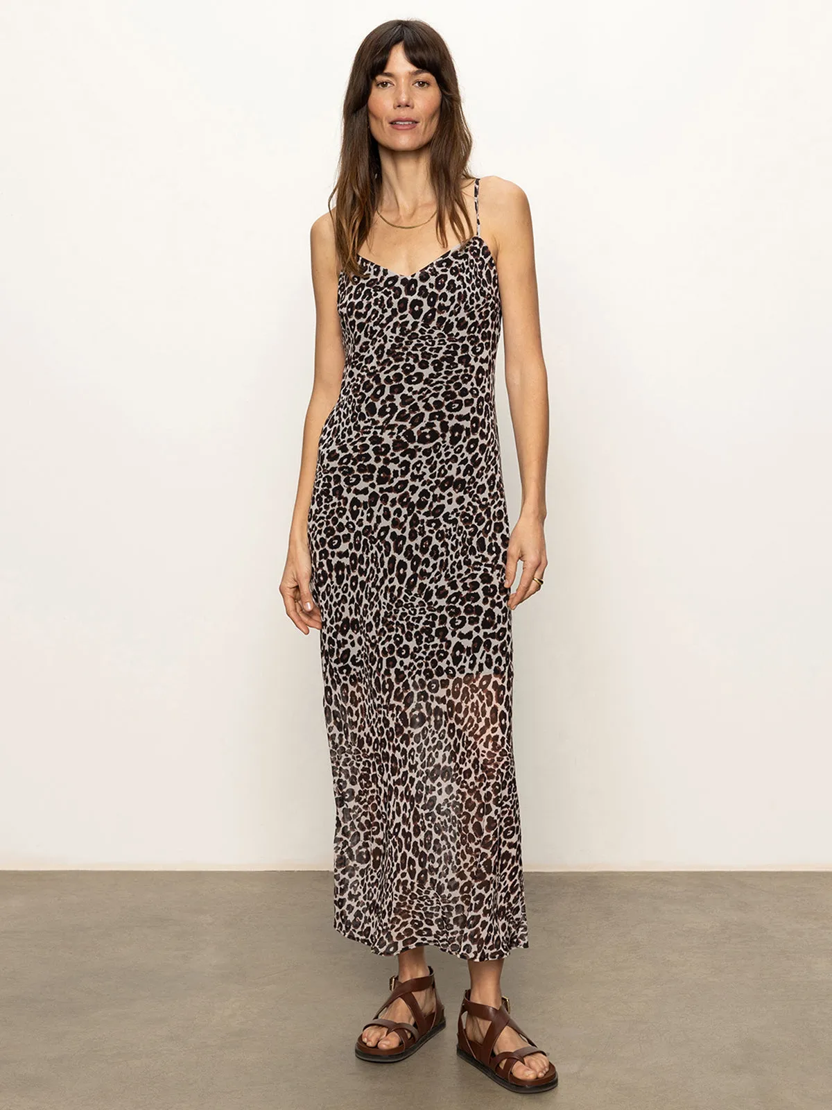 Cozy Layers Effortless Slip Dress Meow