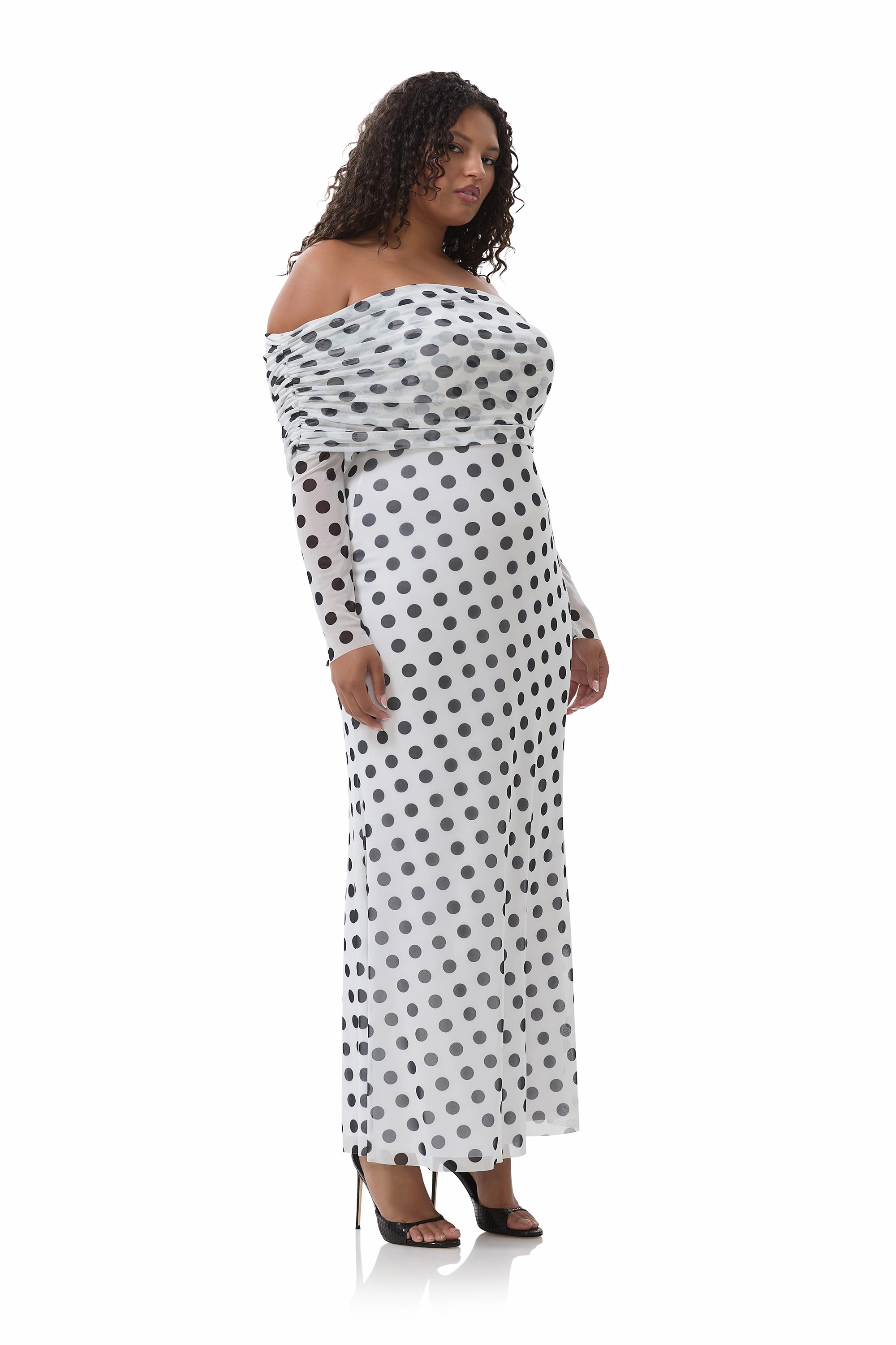 Versatile occasion dress Thelma Dress - Blanc Dot