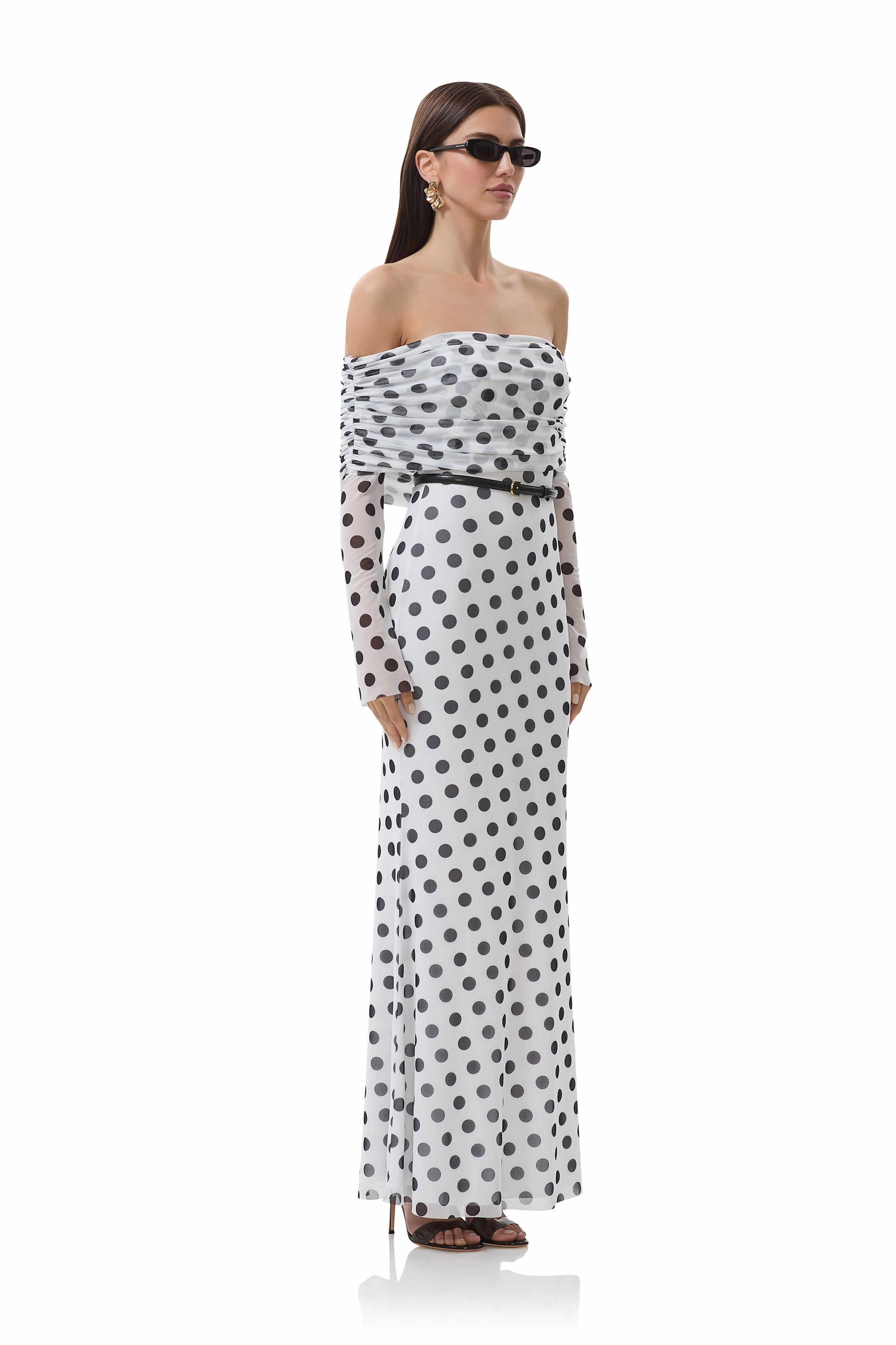 Work Vibes Work Appropriate Thelma Dress - Blanc Dot