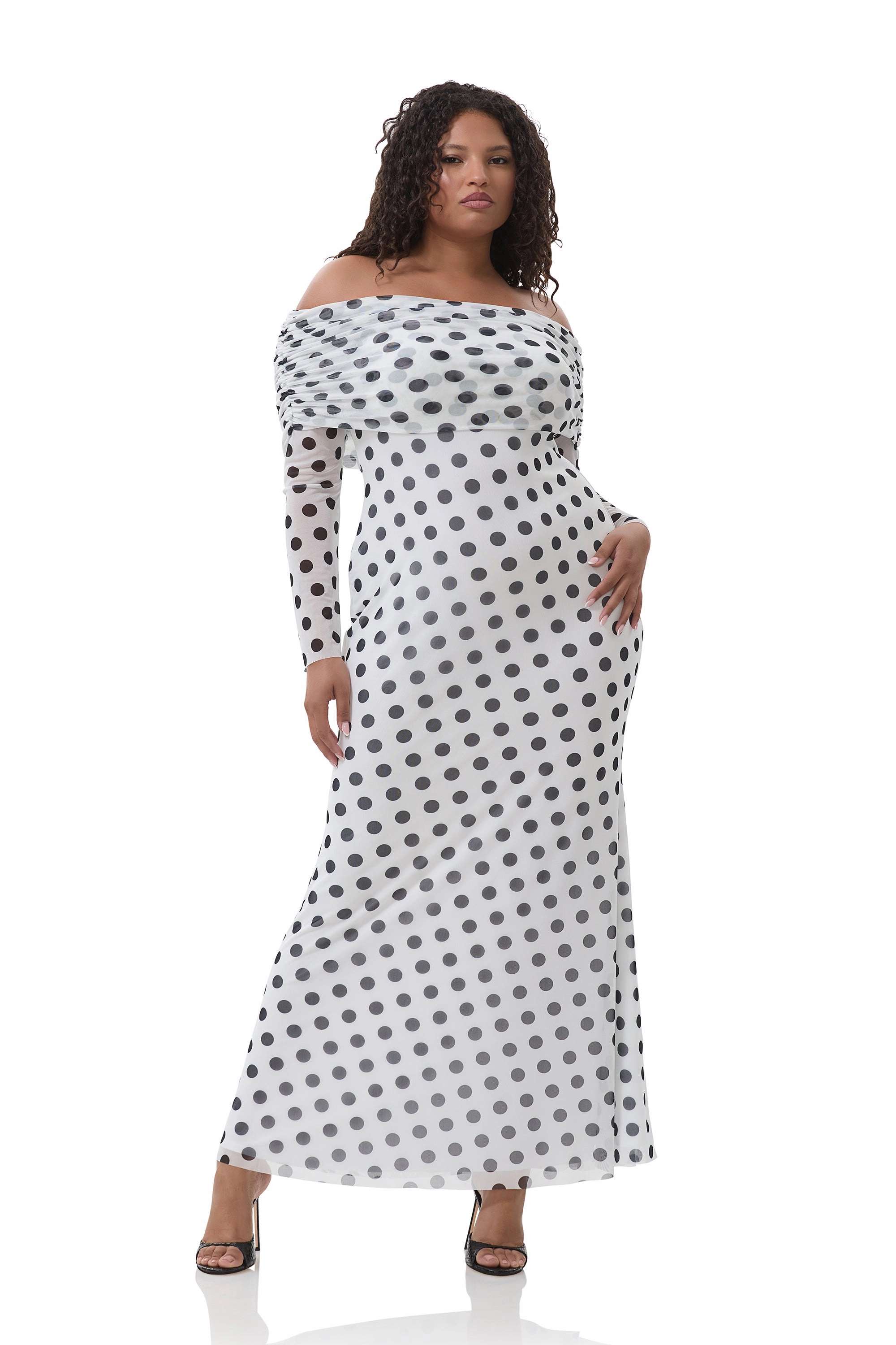 Thelma Dress - Blanc Dot Party Safe Versatile Piece