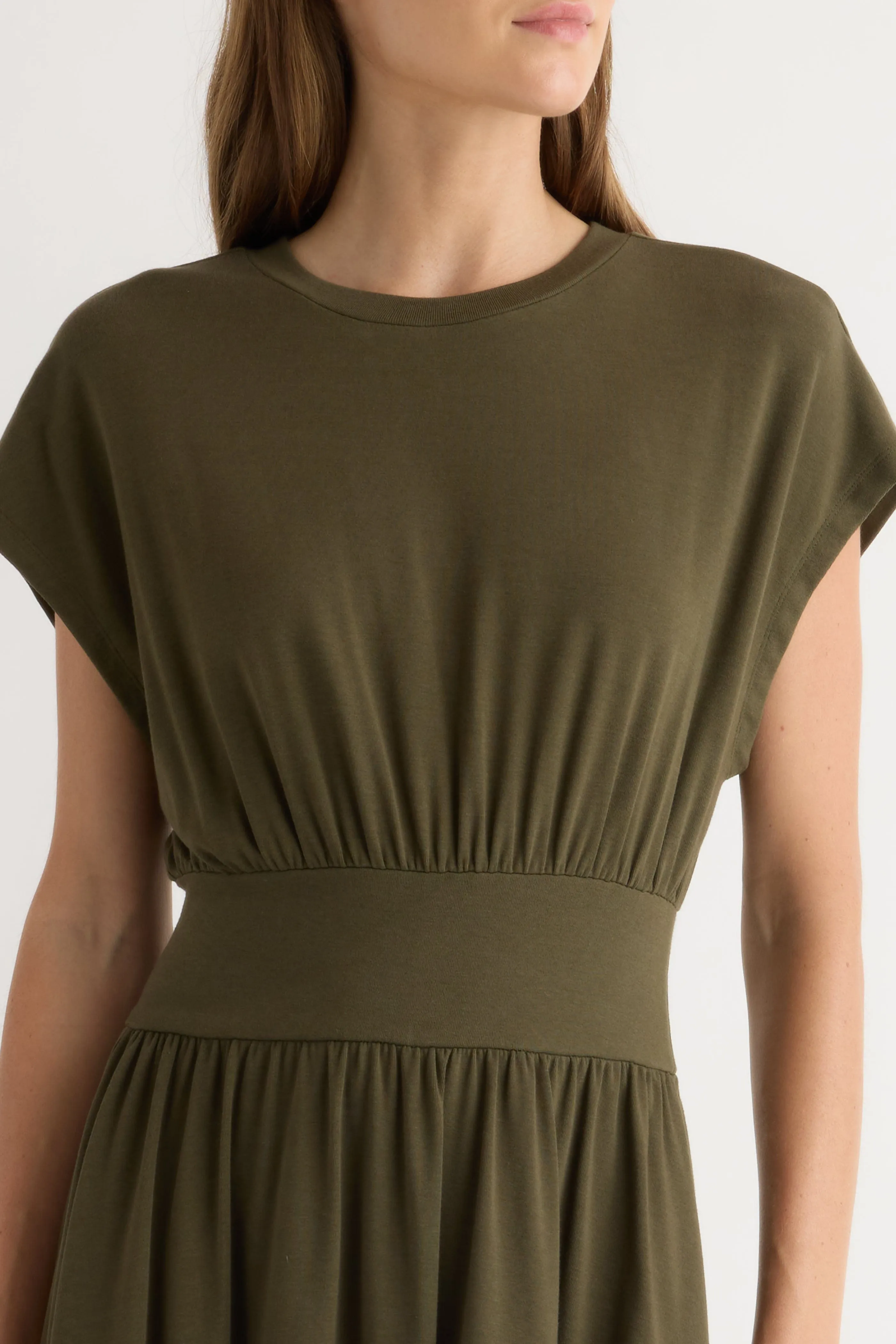 Sleek Appearance Prima Jersey Midi Dress