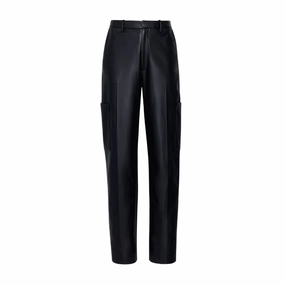 Faux Leather Tapered Trouser Soft Design