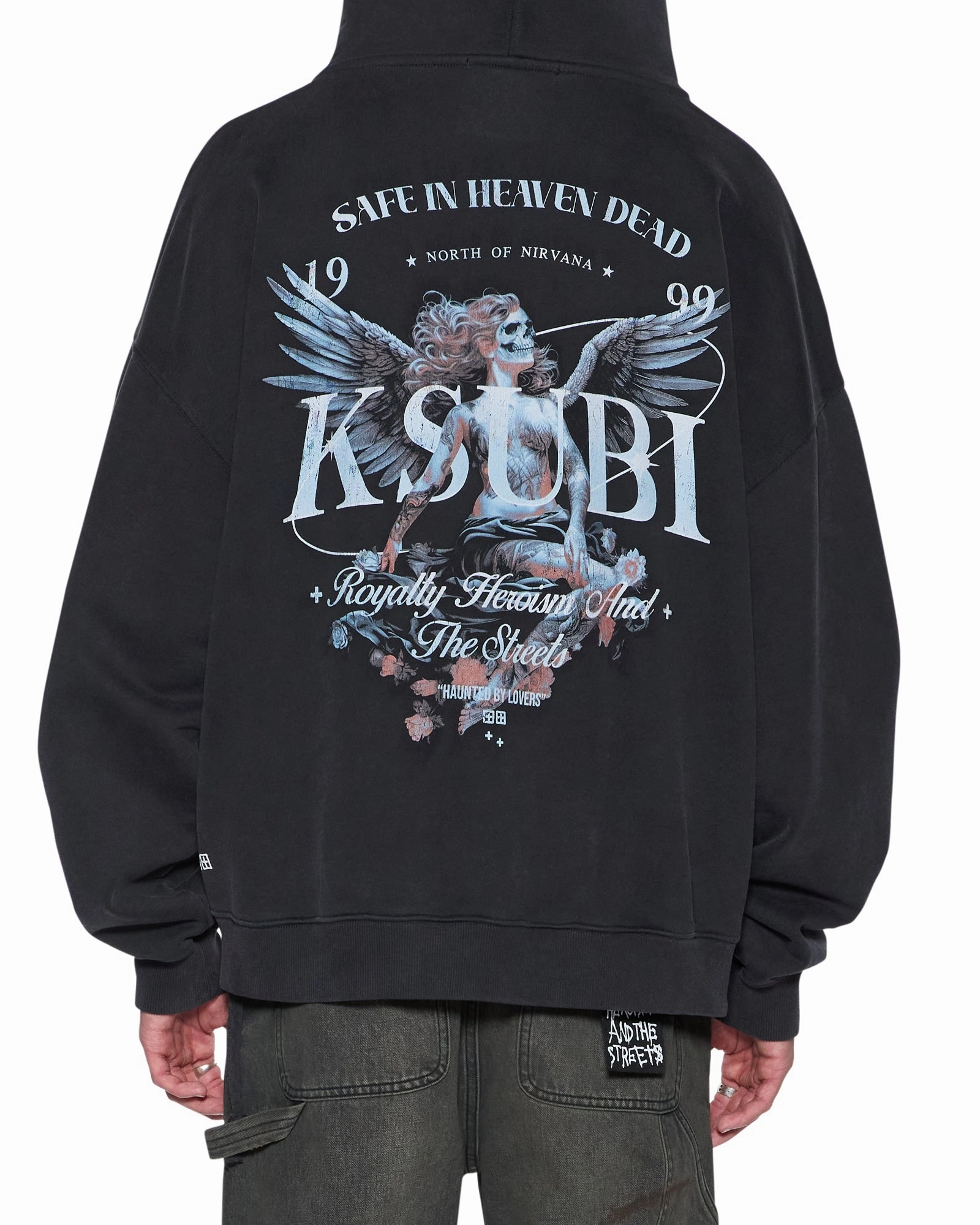 Comfy Fit anti static coating SPIRIT EKCESS HOODIE ACID BLACK