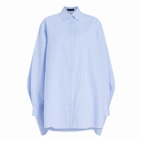 Stripe Isla Dress Scalloped-Edge