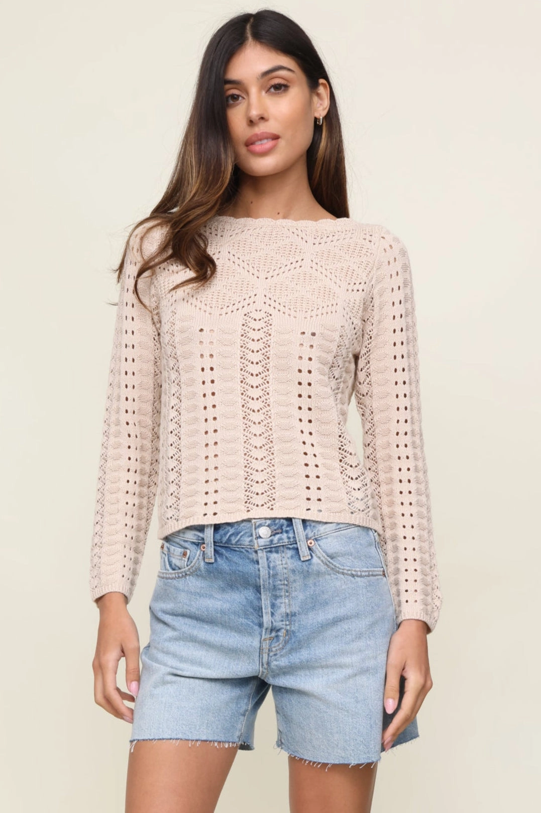 Cozy Mood High Elasticity Fiber Benet Sweater