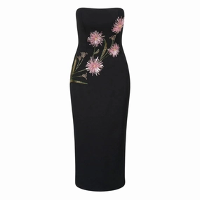 Dahlia Daydream Brooke Dress Quilted-Texture