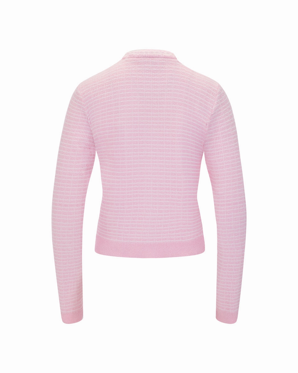 Hot Weather ConvertibleSleeves Twinkle Glitter cardigan - Pink