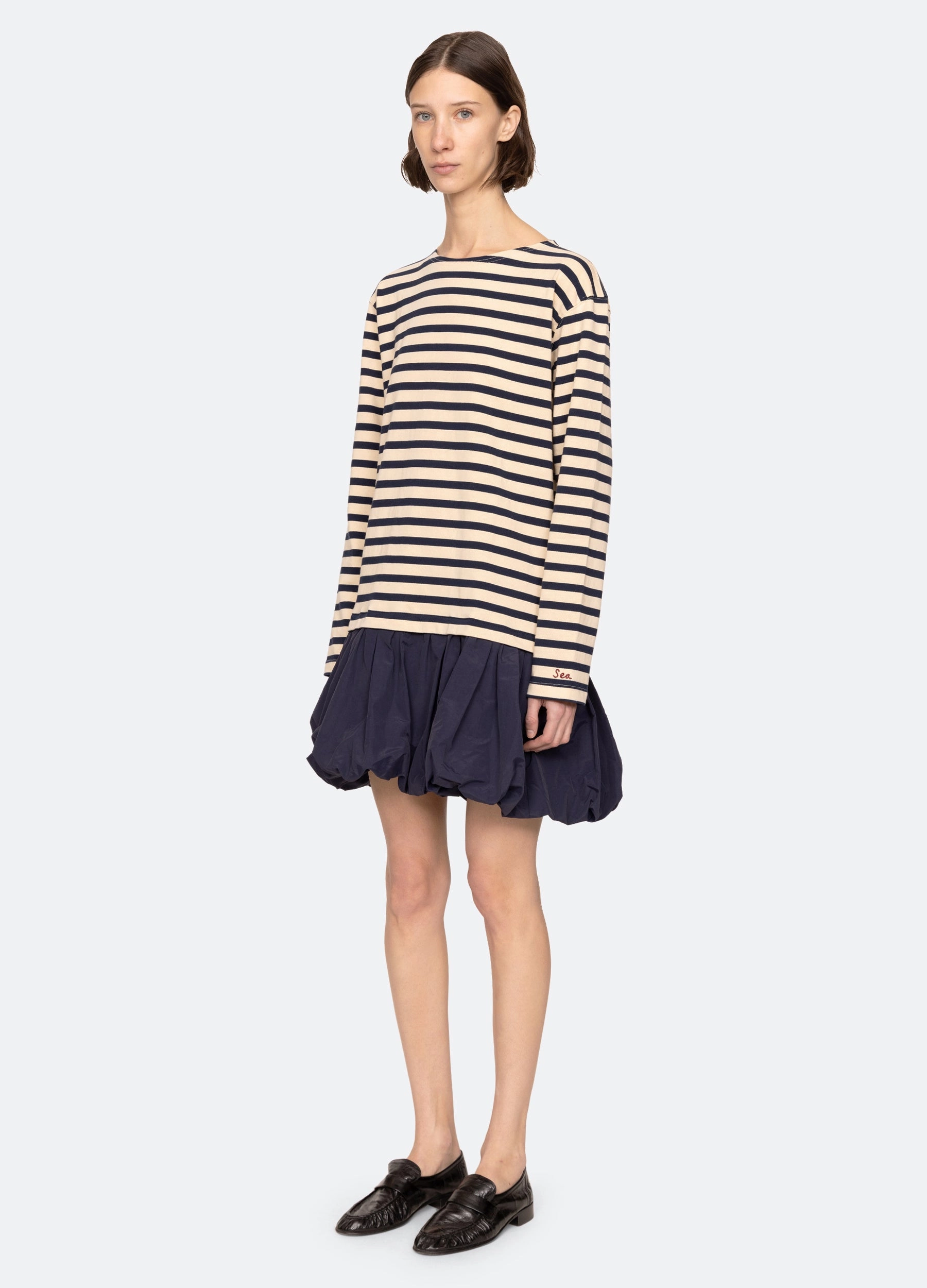 Athena Dress High-Neck Calm Finish