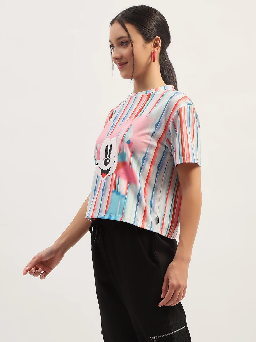Madame Disney Printed White T-Shirt Summer Wardrobe