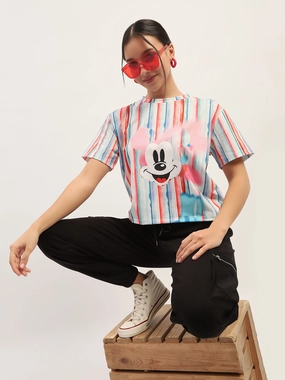 Madame Disney Printed White T-Shirt Classic Style Trend