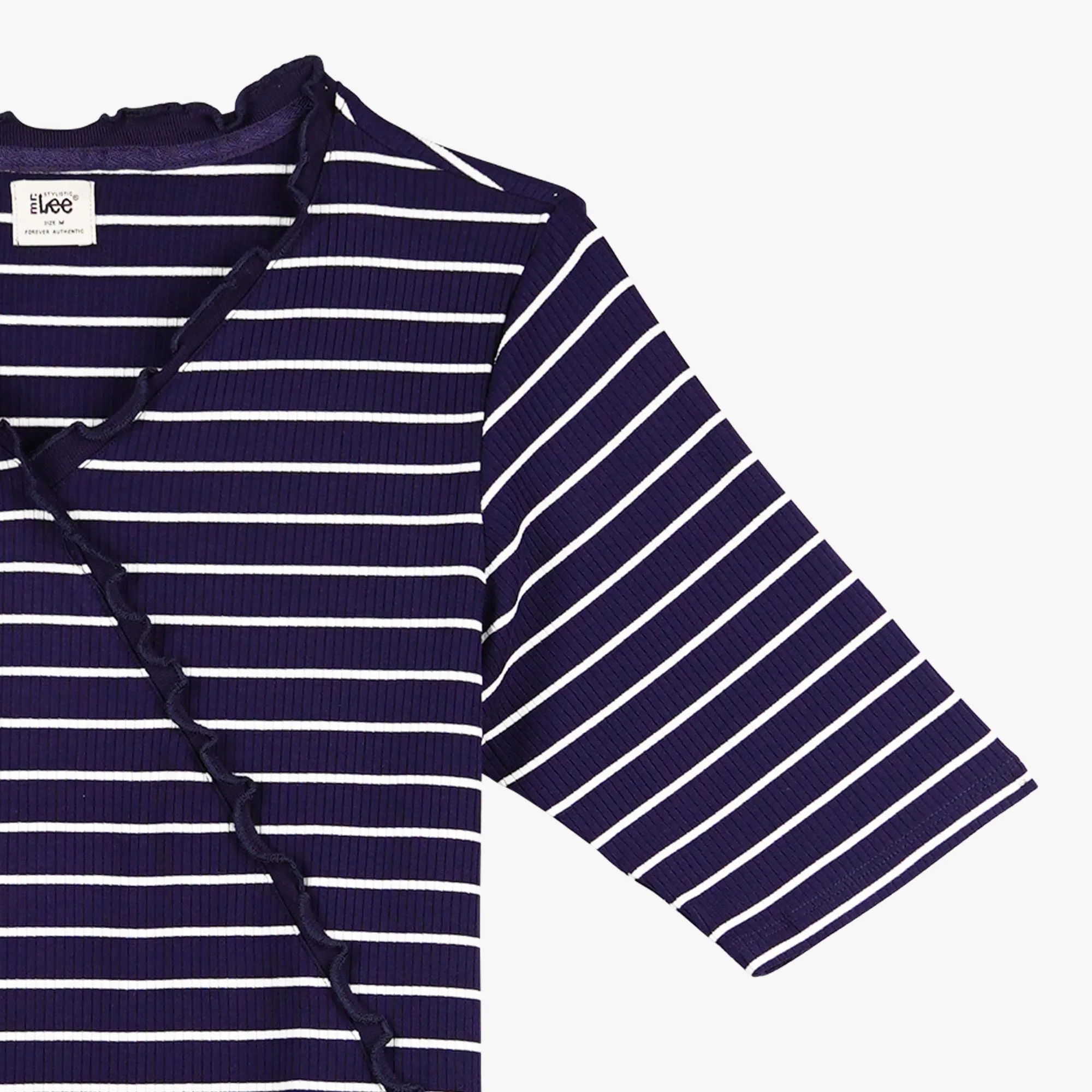 Stylistic Mr. Lee Ladies Basic Tees Regular Fit 109077-U (Navy)