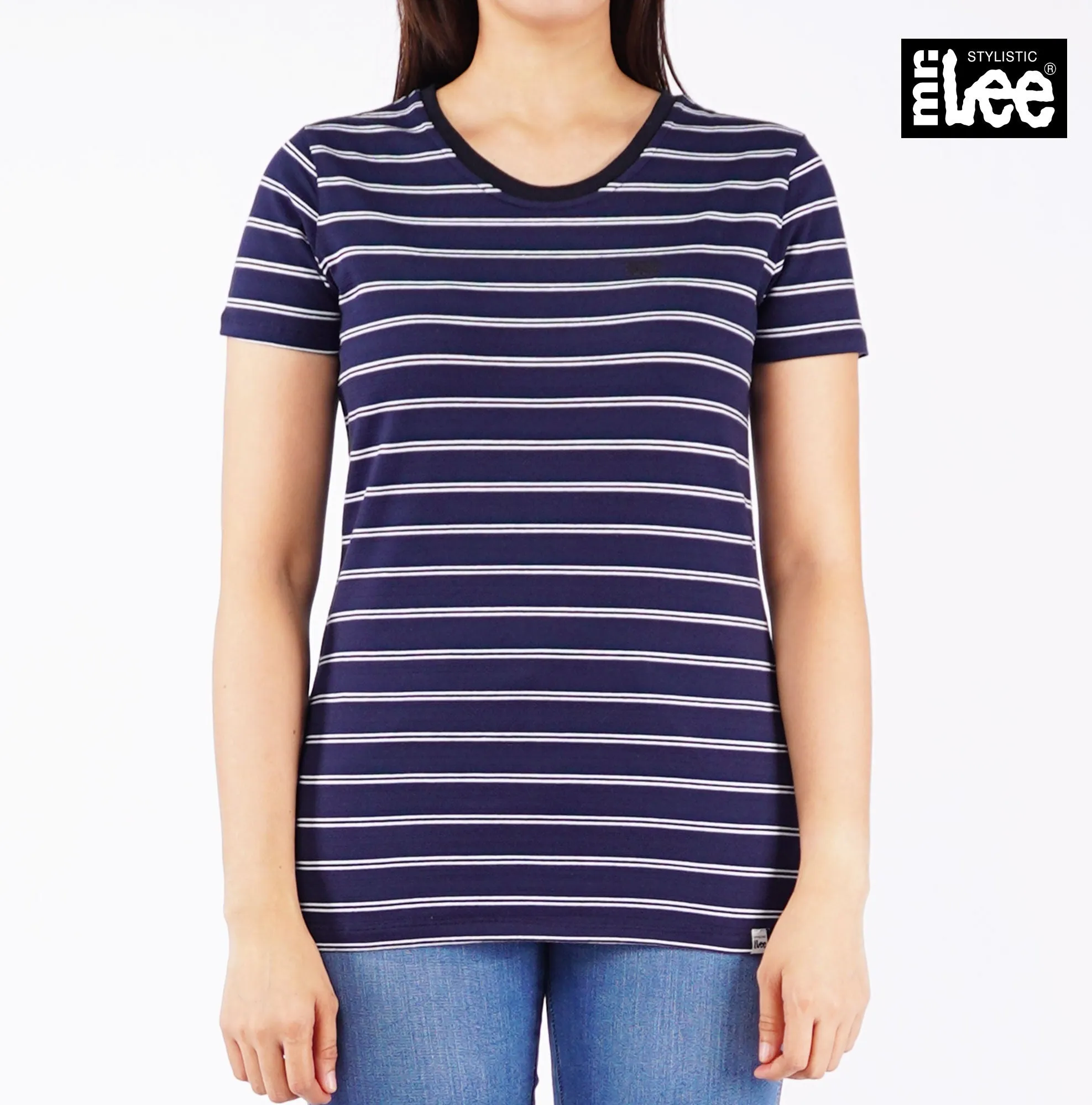 Stylistic Mr. Lee Ladies Basic Tees Regular Fit 112225 (Black)