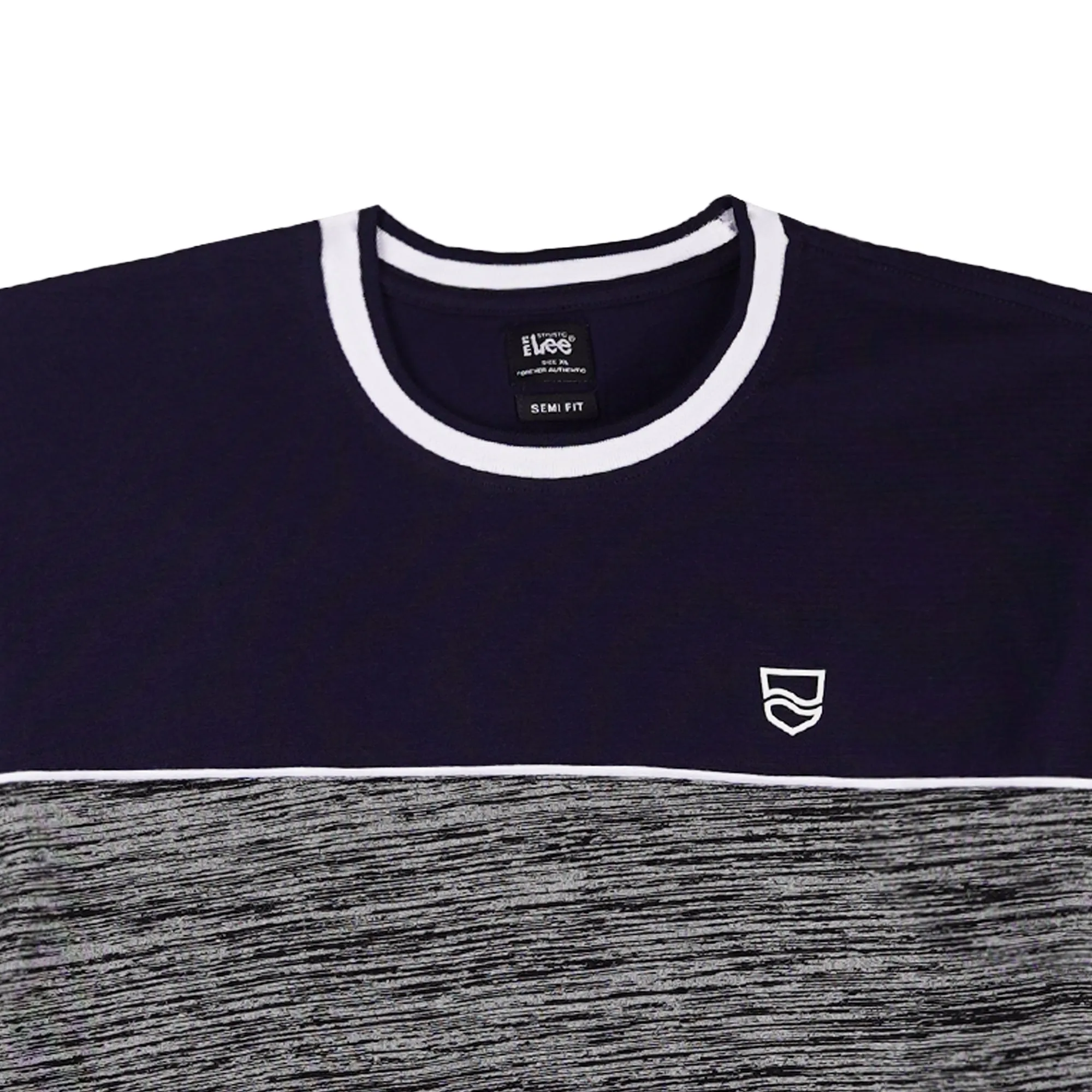 Stylistic Mr. Lee Men's Basic Tees Semi body Fit 120849 (Navy)