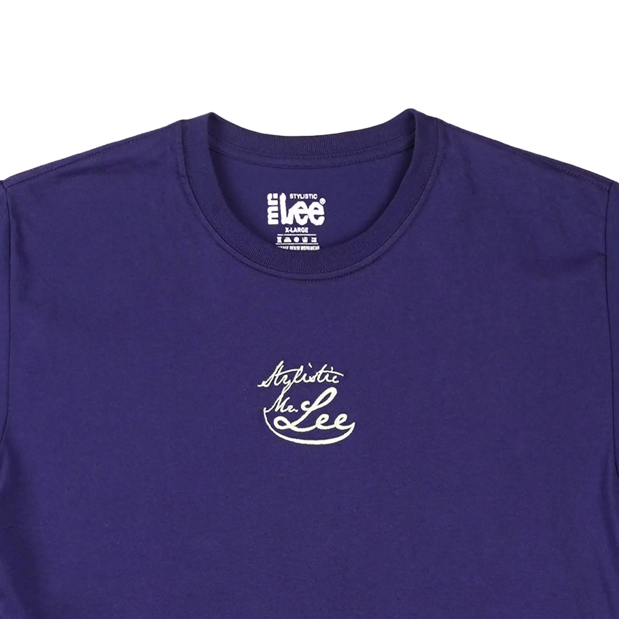 Stylistic Mr. Lee Men's Basic Tees Semi body Fit 171490-U (Navy)