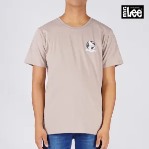 Stylistic Mr. Lee Men's Basic Tees with Back Print Semi body Fit 170165-U (Sphinx)
