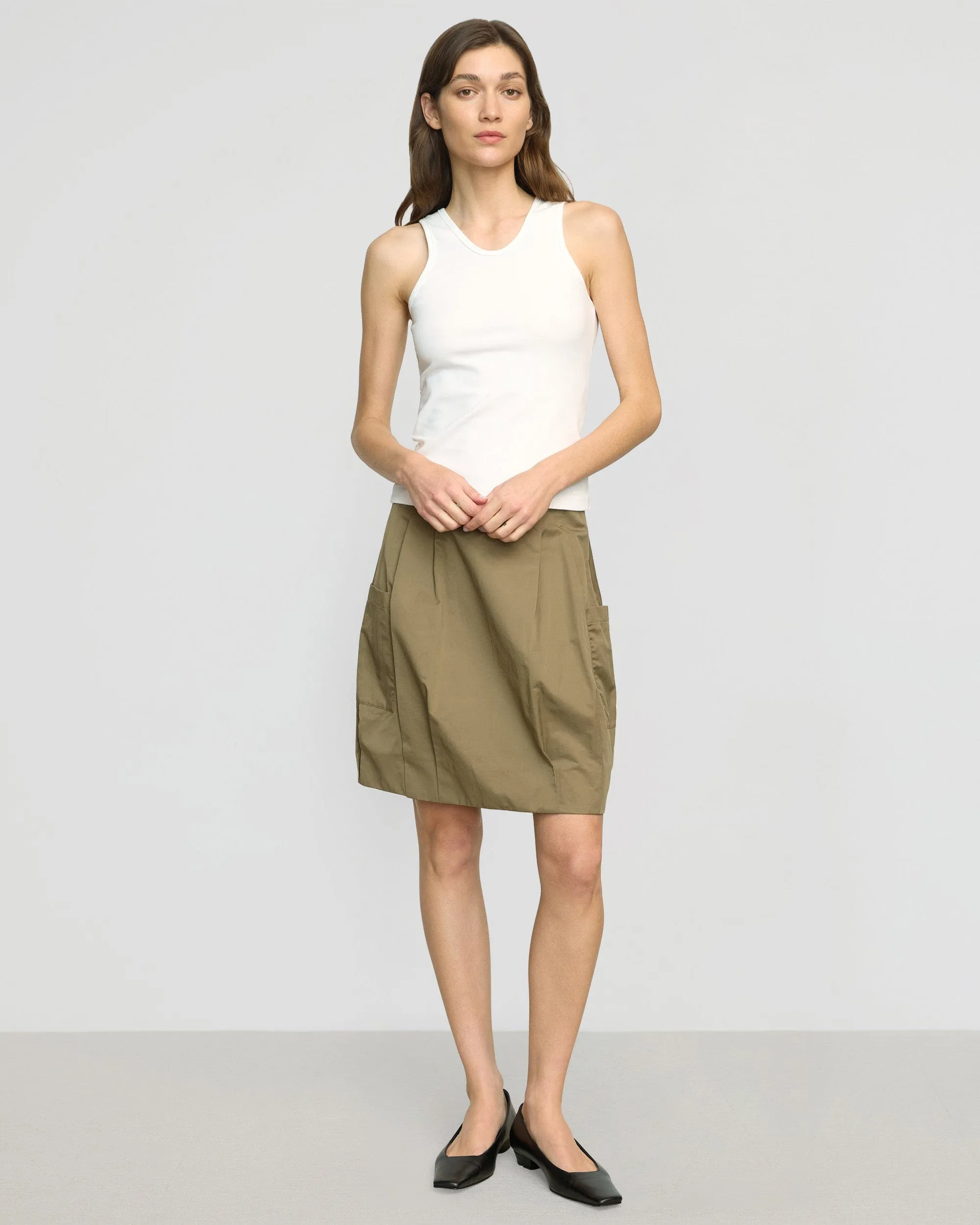 Connie Utility Cocoon Skirt Matching Belt