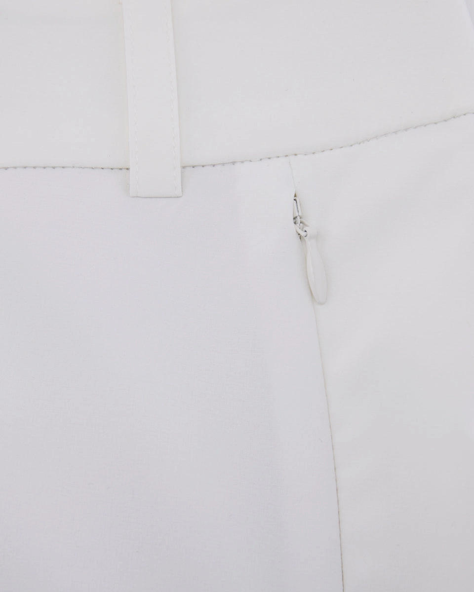 Back band H-line skirt - White Smart Fit