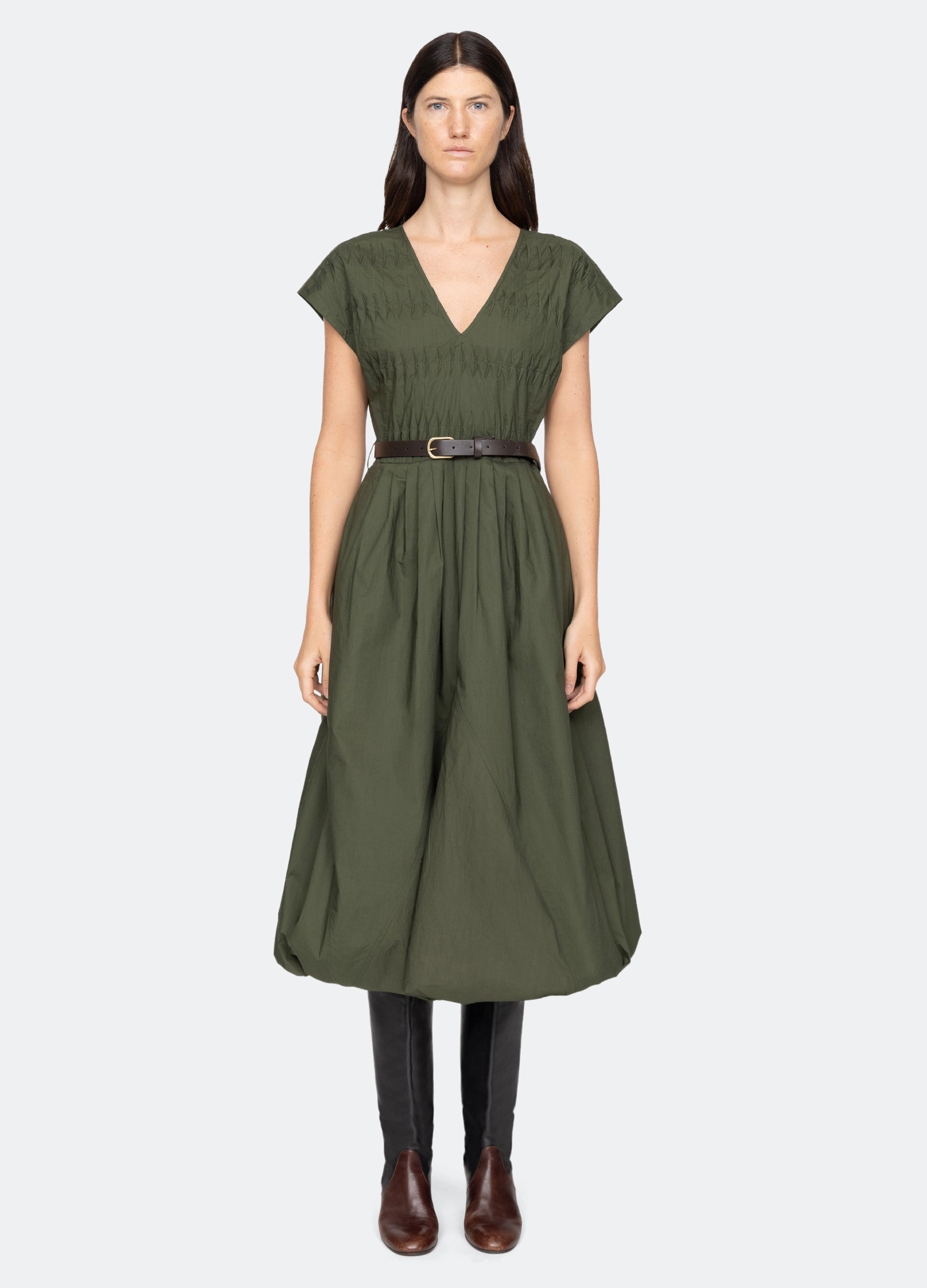Elegant Waist Grace Base Sullivan Dress