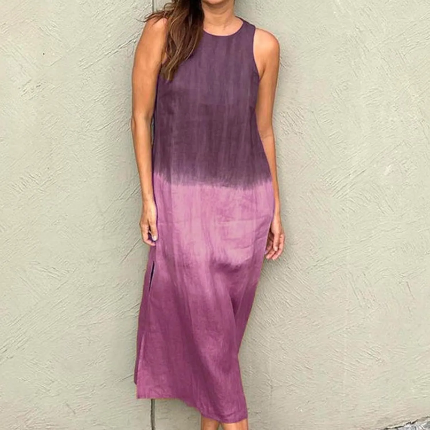 Summer Beach Dress Strapless Long Dress for Women Long Summer Dress Shift Maxi Dress Flowy Loose Vacation Dresses