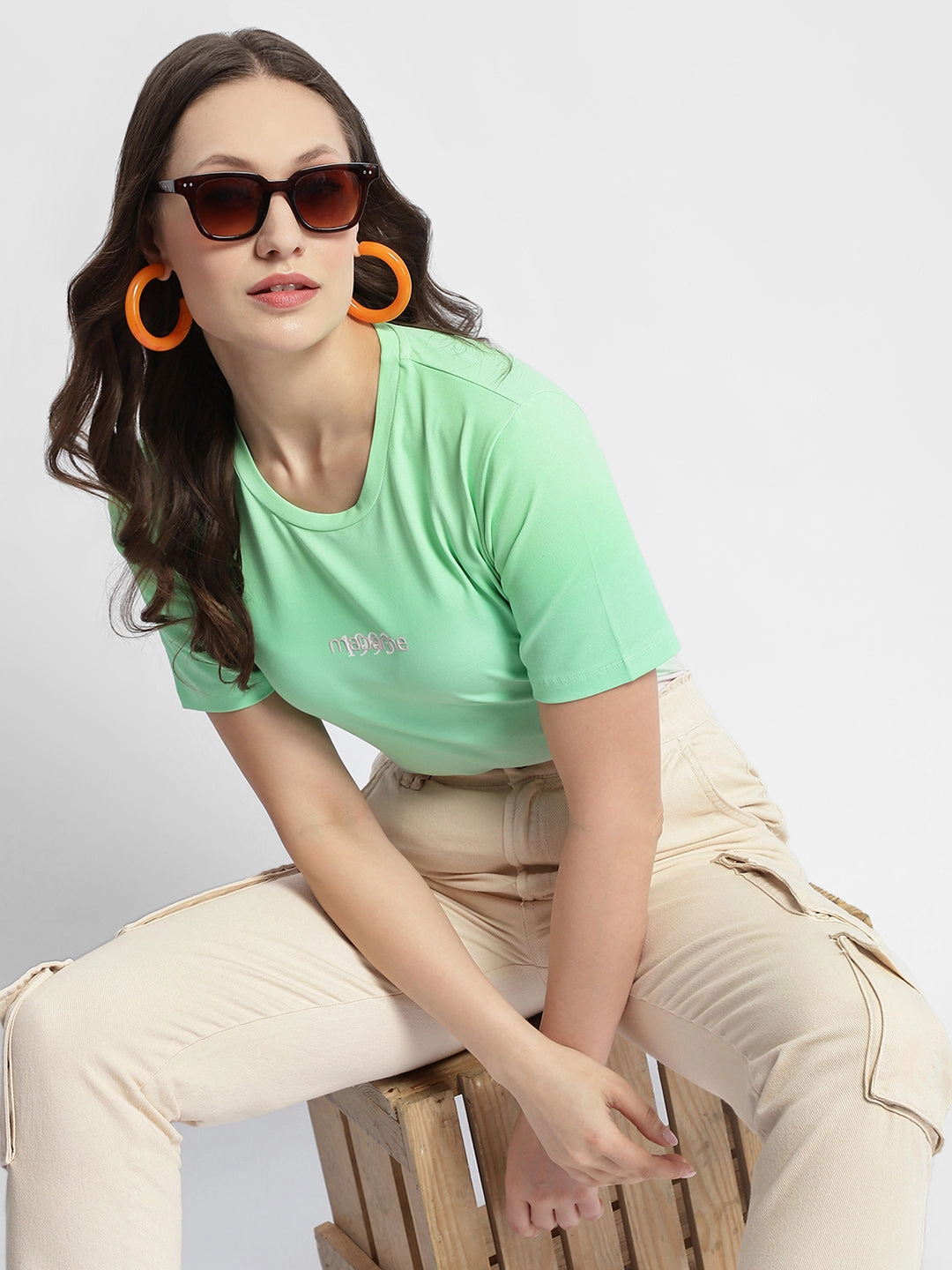 Performance Stretch Madame Cotton Half Sleeve T-Shirt