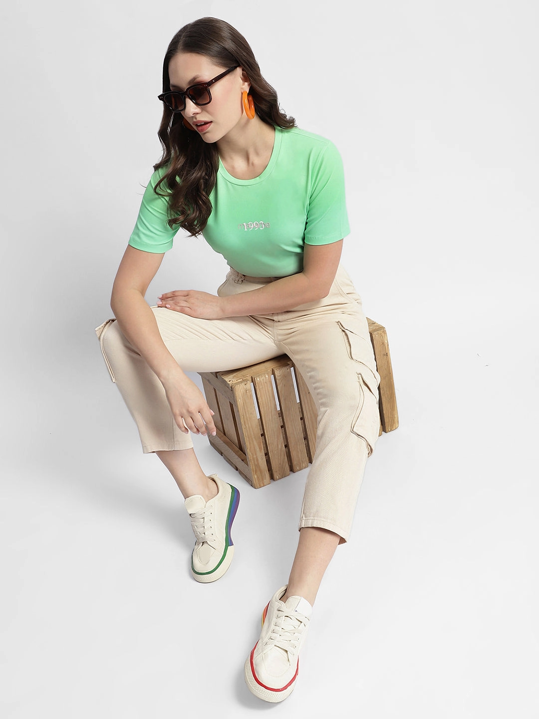 Active Layer Cool and casual Madame Cotton Half Sleeve T-Shirt
