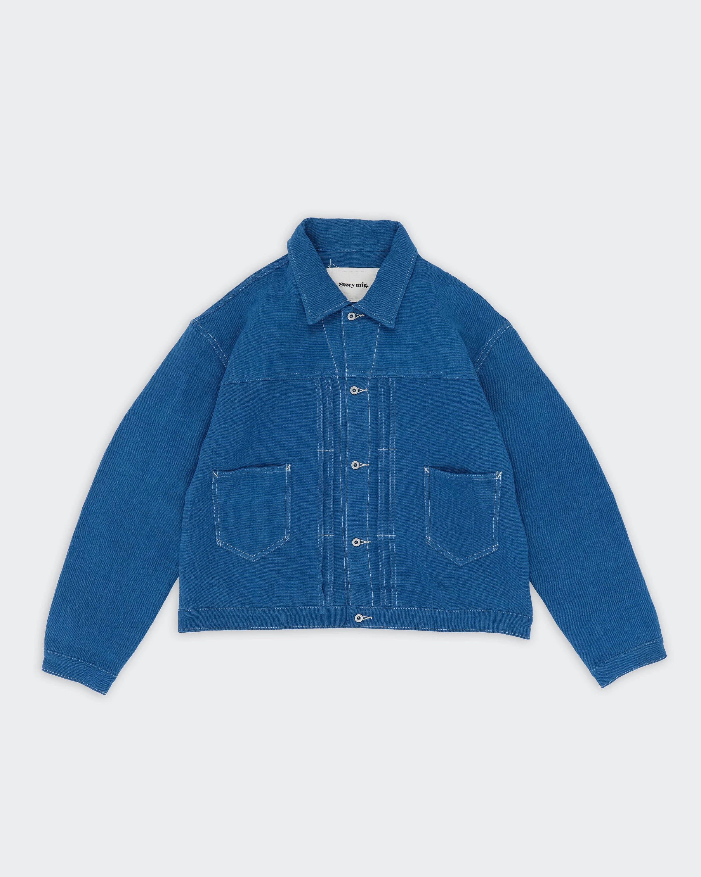 Sundae Jacket - Indigo Handloom All Occasion