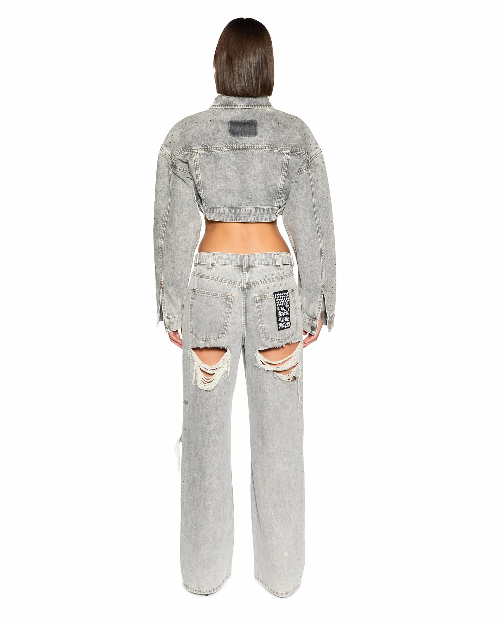 Compact Packable SUPERCROP TRUCKER DIME KRYSTAL